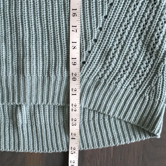 NWT LOFT Shaker Stitch Pique V-Neck 100% Cotton Pullover Sweater, size Medium ❤️ - Picture 13 of 14